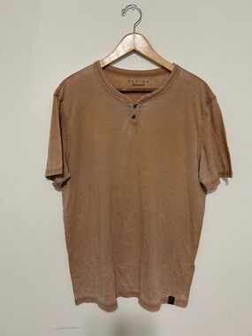 Lucky Brand Men's Tan Henley